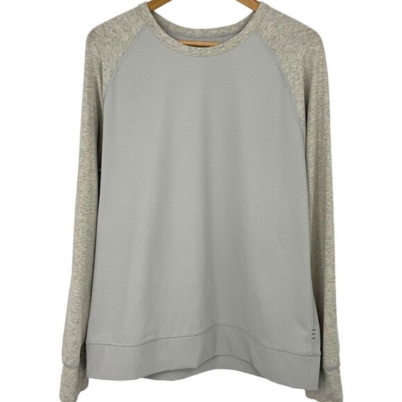 Lululemon Ball Sport T Shirt Silver Spoon Gray Size M / L ? Raglan Sleeve - Picture 1 of 6